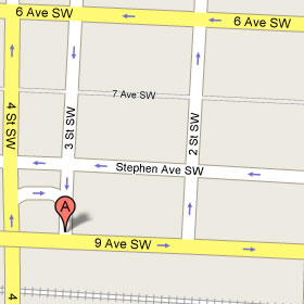 Google Maps - Calgary Office Location